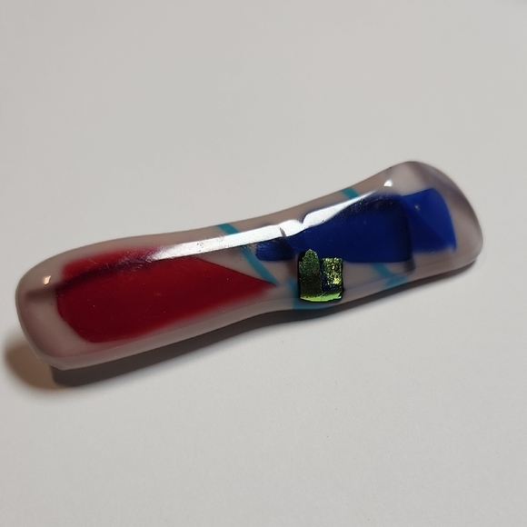 Dichroic Glass Brooch - Picture 1 of 4